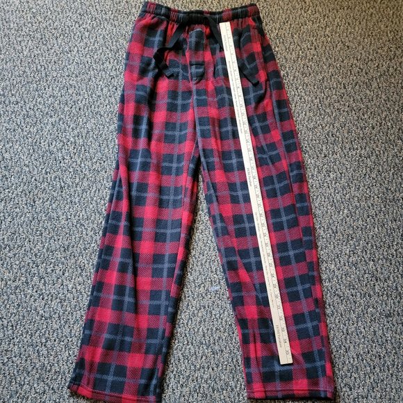 Perry Ellis Portfolio Red Plaid Flannel Sleep Pants Size Medium - Picture 4 of 8